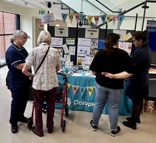 A huge shout out and thank you to Priya, Kereene, Cheryl, Jennie and Alex for promoting Bladder, Bowel and Continence awareness across @MFTnhs 🌈 all this week ❤️ which affects 14 million people in the UK #continence #bladder #bowel #askforhelp #WCW202