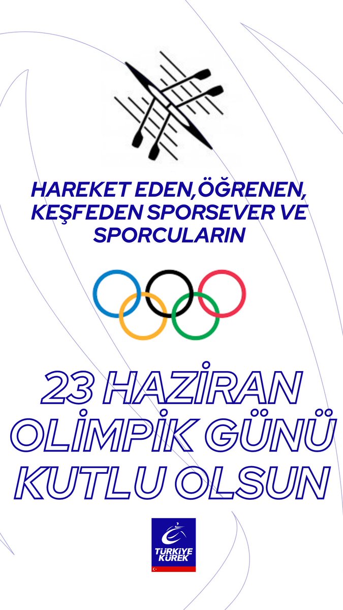 Hareket eden, öğrenen, keşfeden tüm sporsever ve sporcularımızın #OlimpikGün’ü kutlu olsun🚣‍♀️💪

#TürkiyeKürek