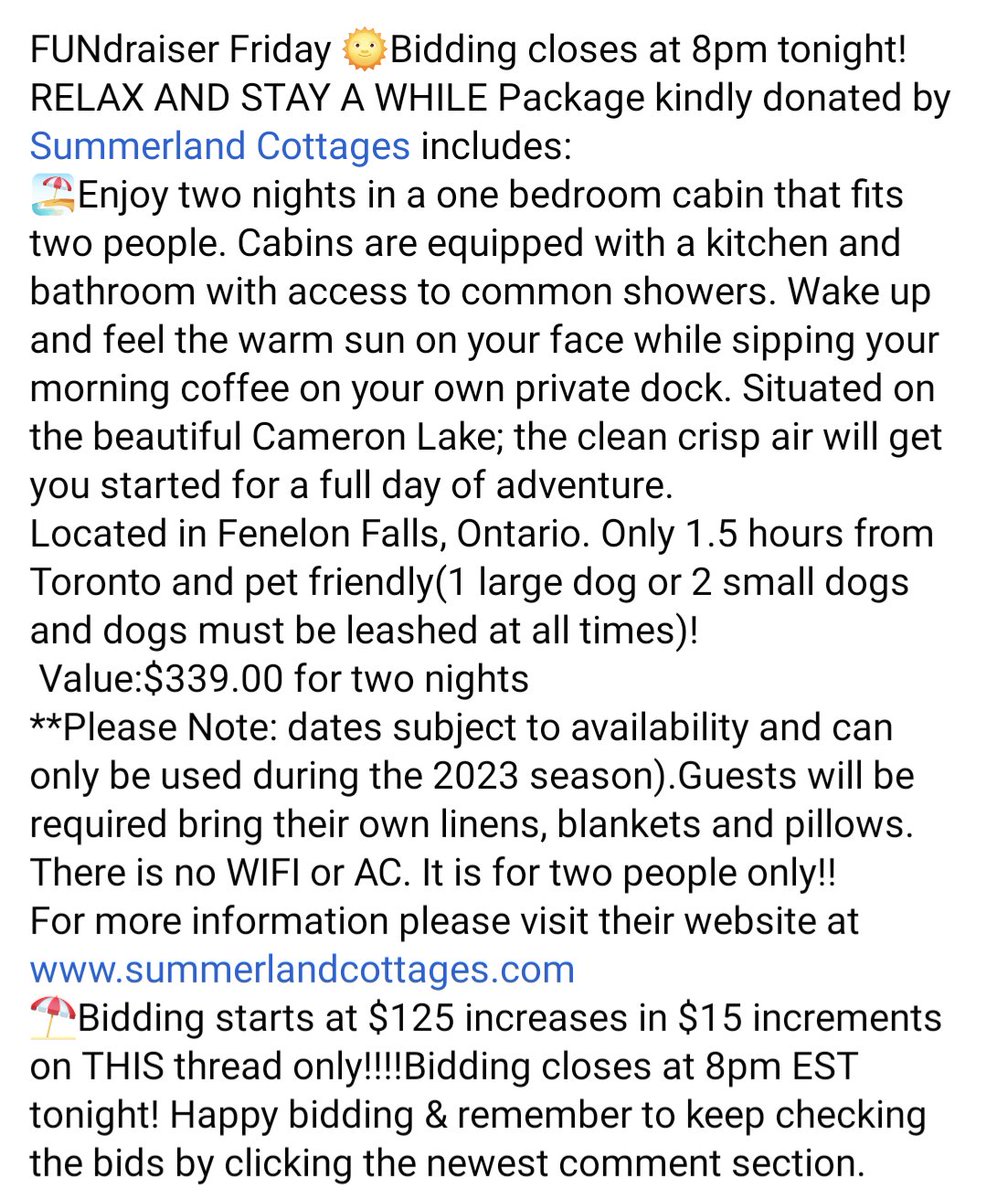 It's FUNdraiser Friday! Head over to our Facebook page to place your bid (click the link below)! #Fundraiser #fundraising #FundraisingFriday #Dogs #Rescue #RescueDogs #FundraiserFriday Place your bids here: facebook.com/10006484203212…