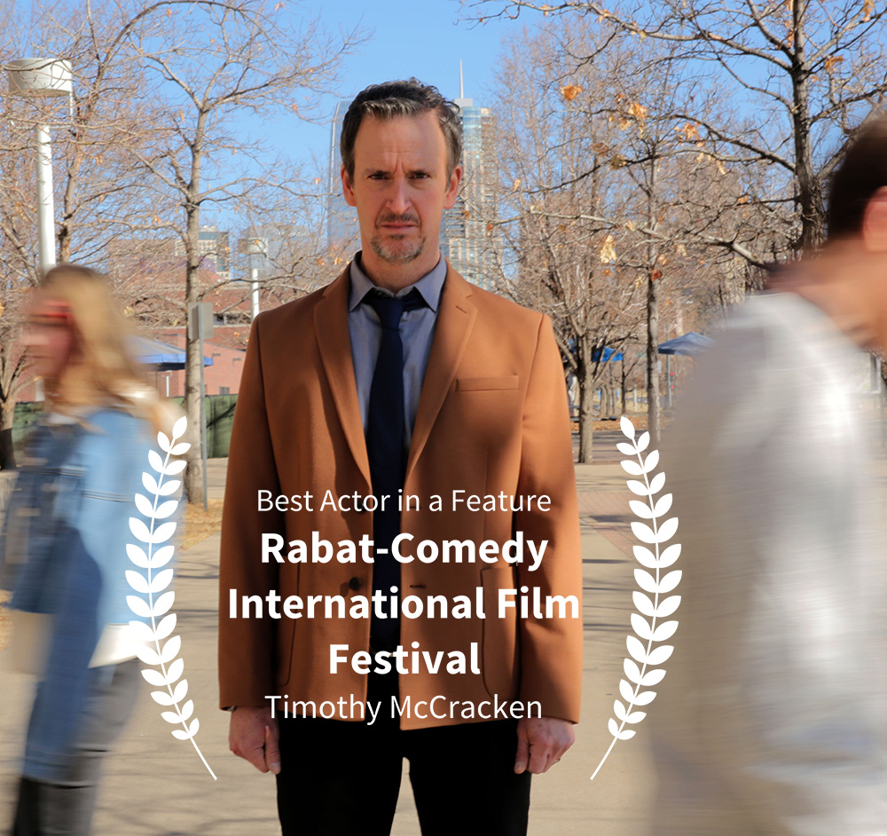 Timothy McCracken was awarded Best Actor in a feature film for his role as Jim Bowden in Publish or Perish, at the Rabat Comedy International Film Festival in Morocco.  

#publishorperish  
#publishorperishmovie
#rabatinternationalfilmfestival