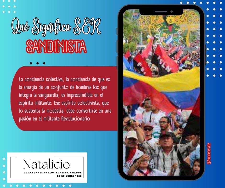 La conciencia colectiva, la conciencia de que es la energía de un conjunto de hombres lo que integra la vanguardia es imprescindible en el espíritu militante

 Ese espíritu colectivista, que lo sustenta la modestia, debe convertirse en una pasión en el militante #Revolucionario