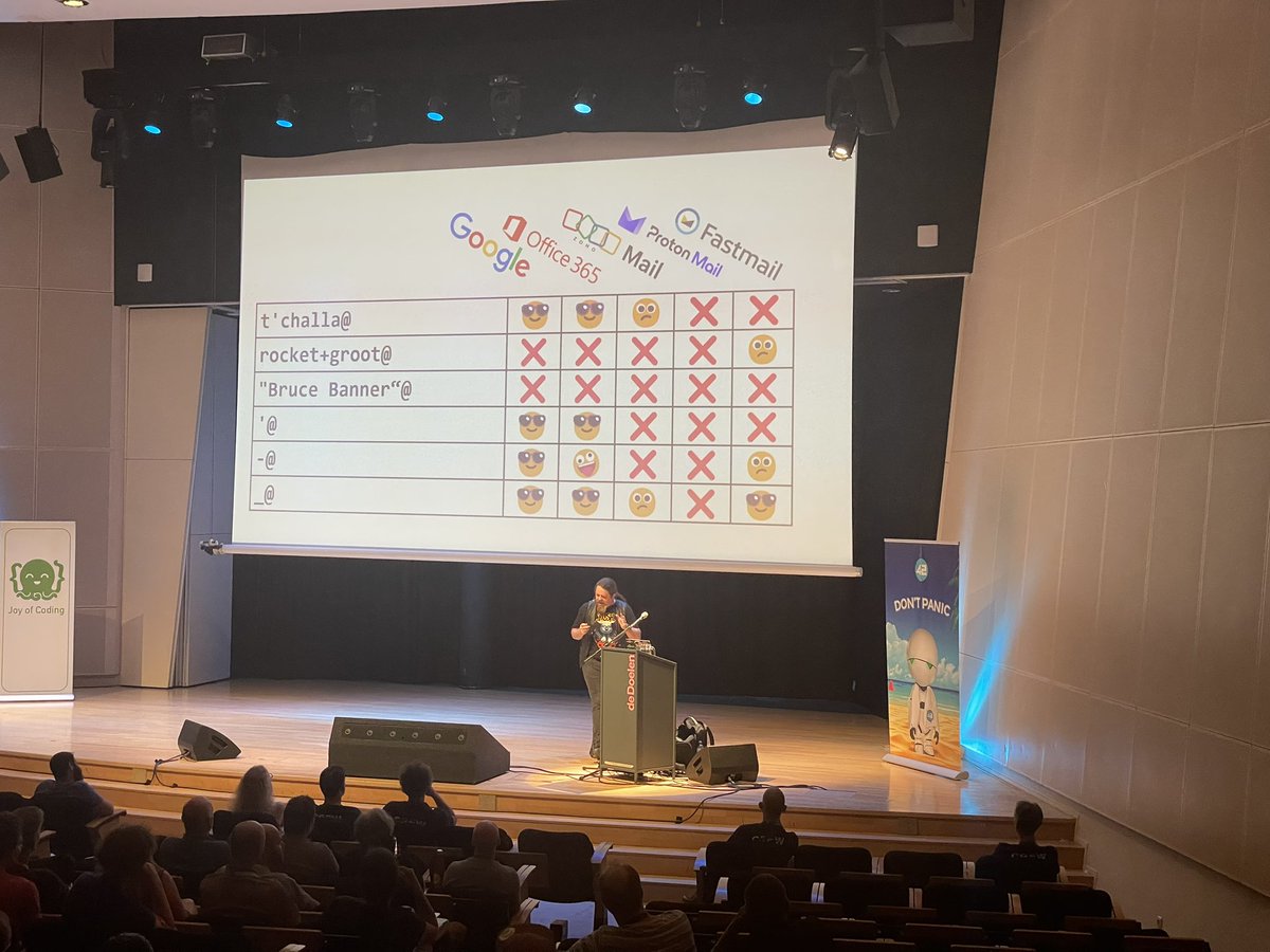 YosufHaydary's tweet photo. Dylan testing the limits and compliancy of email providers π§π
#joyOfCoding2023 https://t.co/e4CDHY7fpd