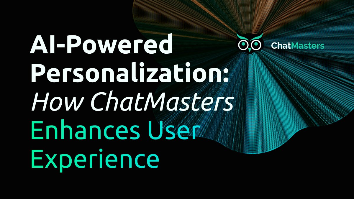 chat_masters's tweet photo. #ChatMasters: #AI-powered personalization platform!🔥

🤗Natural language processing and machine learning enable tailored conversations
✅Save time, access information quickly
🔐Control information exchange, prioritize privacy

Elevate your conversations with ChatMasters!🤖 https://t.co/klUtWn8pSQ