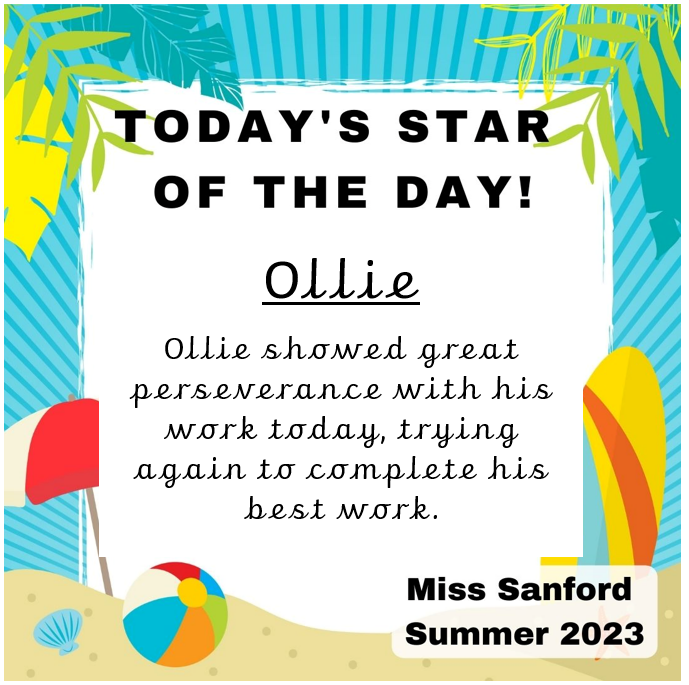 ashclasshh's tweet photo. Congratulations to our star of the day from Tuesday, Wednesday, Thursday and Friday!🌟 #HighHamDailyStarAward https://t.co/eTGhbdMx3R