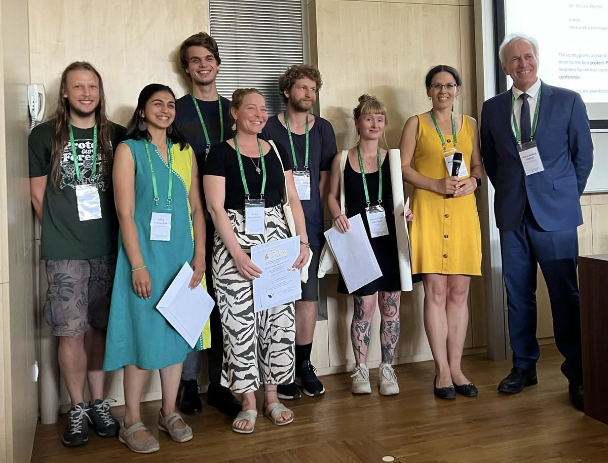 @Tropical Ecology (@soctropecol) on Twitter photo Congratulations to the Merian Awardees #gtoe2023 
<a href="/CzSam00/">Katerina Sam</a> @PiMForget 
Poster: 
Dominik Anyz 
Talks:
1. Michele von Kocemba
2. Johannes Wiegers
2. Anita Weissflog
3. Sailee Sakhalhar
3. Maciej Barczyk
Join the society soctropecol.eu/content/merian… Congratulations to the Merian Awardees #gtoe2023 
<a href="/CzSam00/">Katerina Sam</a> @PiMForget 
Poster: 
Dominik Anyz 
Talks:
1. Michele von Kocemba
2. Johannes Wiegers
2. Anita Weissflog
3. Sailee Sakhalhar
3. Maciej Barczyk
Join the society soctropecol.eu/content/merian…