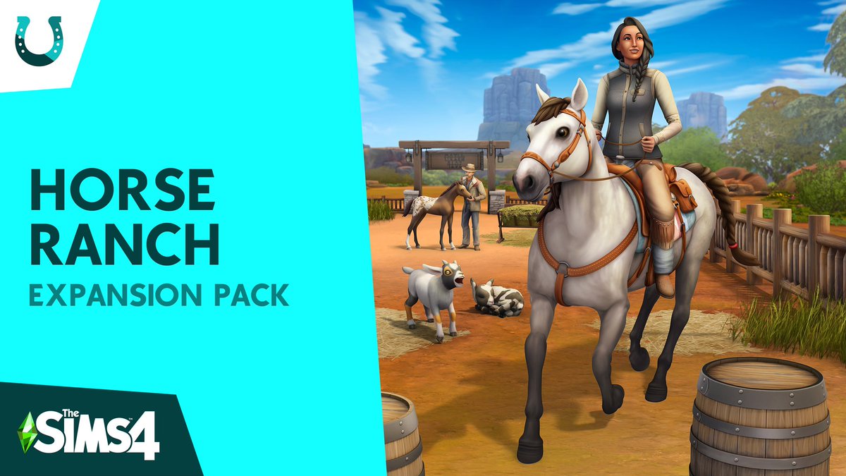 💖 Sims 4 Horse Ranch Giveaway 💖

Okay, so im going to attempt to give this pack a chance for once! 🤣 Cottage living was actually fun so well see! Im picking 1 winner to win this EP ~ 

TO ENTER:
✨RT
✨FOLLOW ME
✨COMMENT why you want this pack
✨DEADLINE: JULY 20th @ 6pm