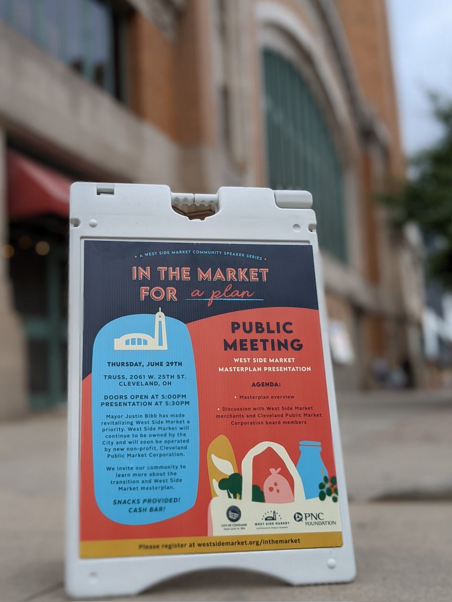 Jessica Trivisonno (@jesstrivisonno) on Twitter photo Coming up on Thursday! We have big plans and inspiring renderings to share, plus snacks from your favorite <a href="/WestSideMarket/">West Side Market</a> vendors and the best views in town. Register here: eventbrite.com/e/in-the-marke… Coming up on Thursday! We have big plans and inspiring renderings to share, plus snacks from your favorite <a href="/WestSideMarket/">West Side Market</a> vendors and the best views in town. Register here: eventbrite.com/e/in-the-marke…