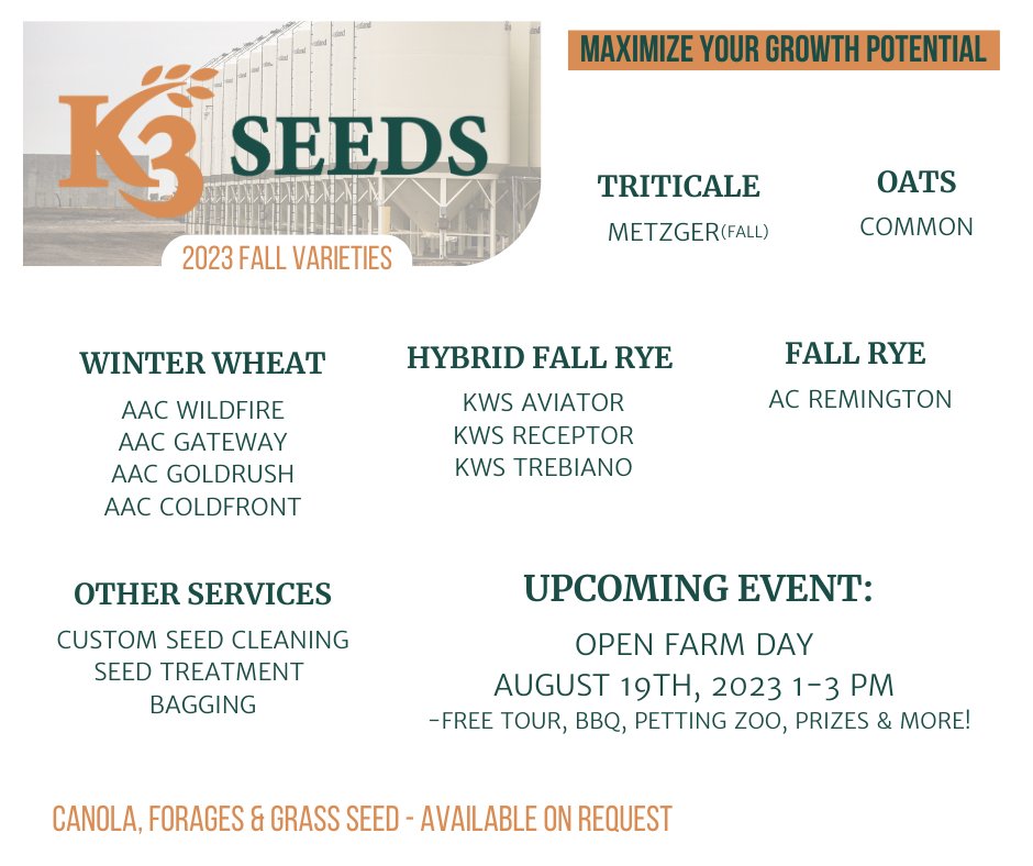 K3Seeds's tweet photo. Call us to book! 403-738-4517 https://t.co/DnfOMvQHEv