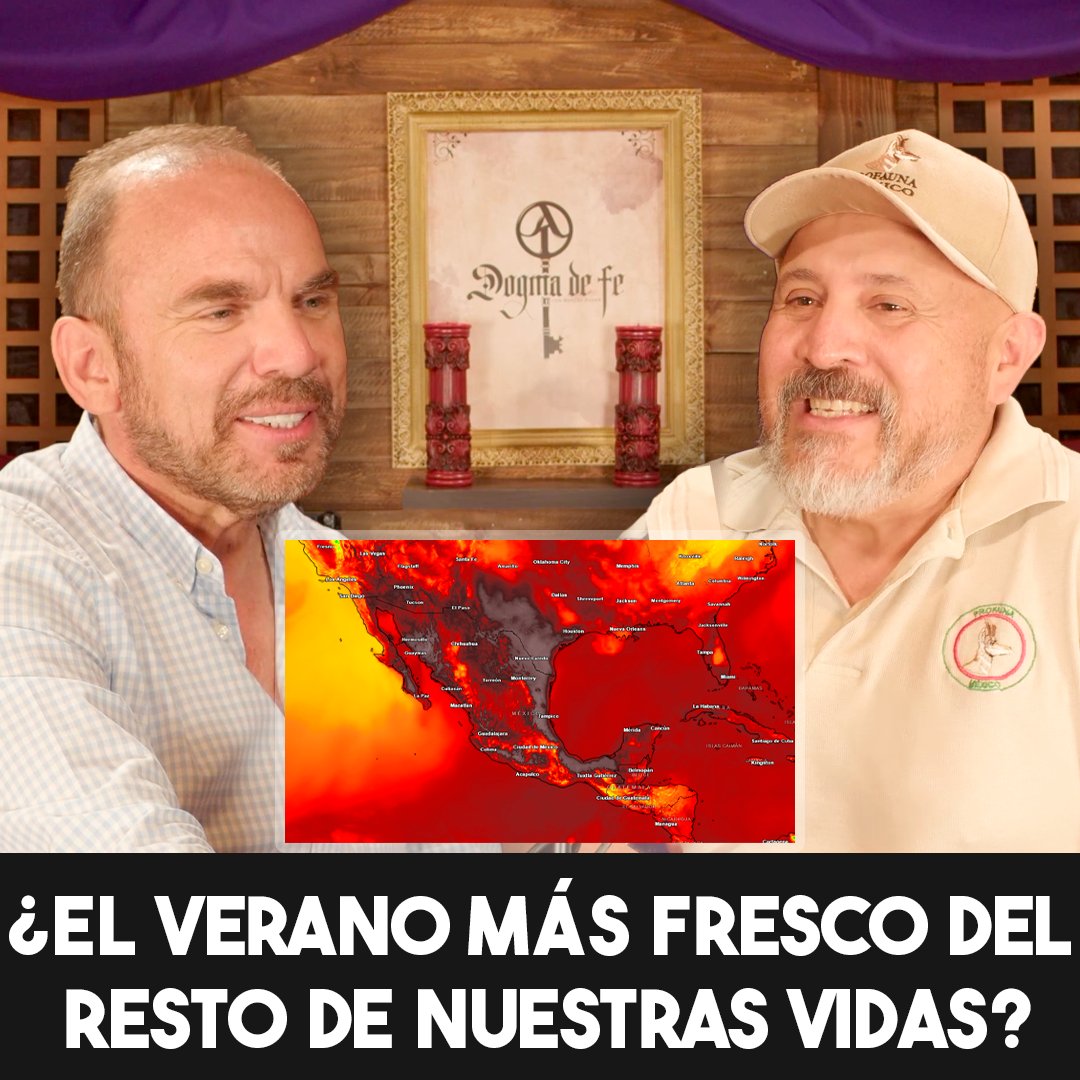 dogma_de_fe's tweet image. #Podcast | Las altas temperaturas que se viven en todo #México nos movió a buscar a Sergio Marines, director de #Profauna, para que nos cuente porque vivimos este fenómeno. 🥵

Episodio: bit.ly/3COzTEU
Conducción: @marcosduranf 
Producción: @enriquecrown  / Agenda Viral