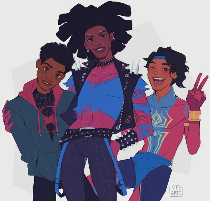 FINALLY! Finished the boys :*  #AcrossTheSpiderverse