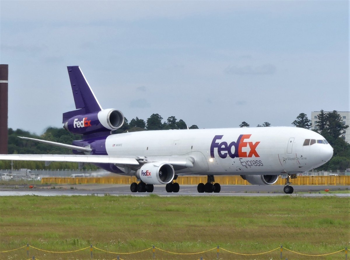 ten_koji1103's tweet image. 2023/6/21成田国際空港外周にて　16R上り
FXのイレブンフレイター
フェデックス・エクスプレス　MD-11F
FedEx Express
#MD11
#FedExExpress