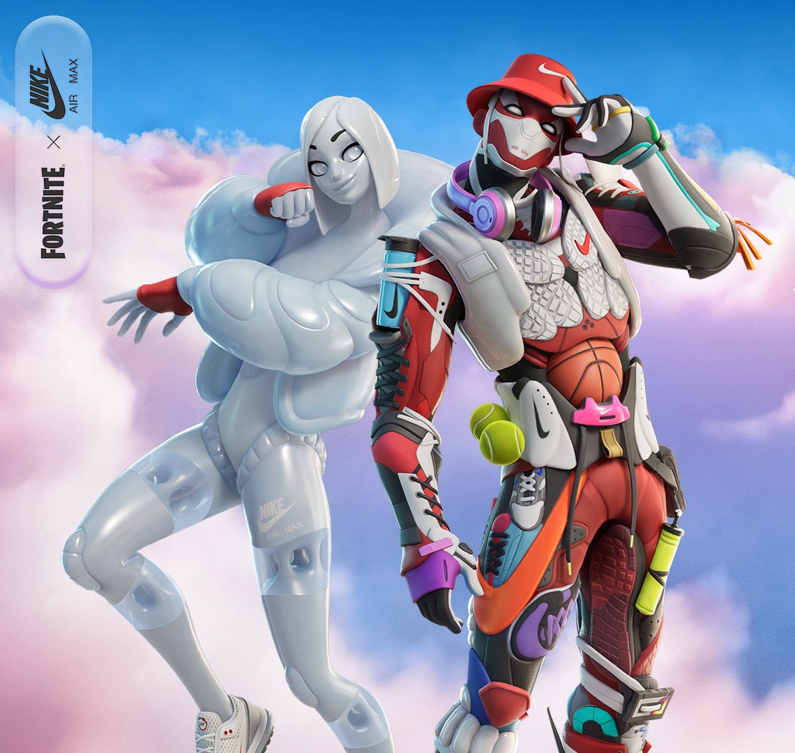cas3333333's tweet photo. GM our friends at @dotSWOOSH have given us some Airphoria skin codes to give away

If you want to win a code just RT &amp; comment a Fortnite gif 

See you in the AirMax Fortnite experience 👾 https://t.co/jsgjHze7FH