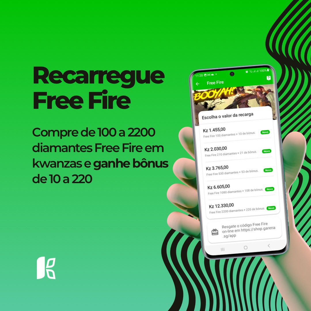 Comprar Diamantes Free Fire: Recarga de 1.080 Diamantes