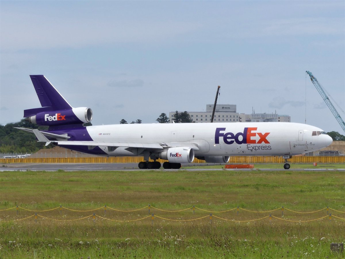 ten_koji1103's tweet image. 2023/6/21成田国際空港外周にて　16R上り
FXのイレブンフレイター
フェデックス・エクスプレス　MD-11F
FedEx Express
#MD11
#FedExExpress