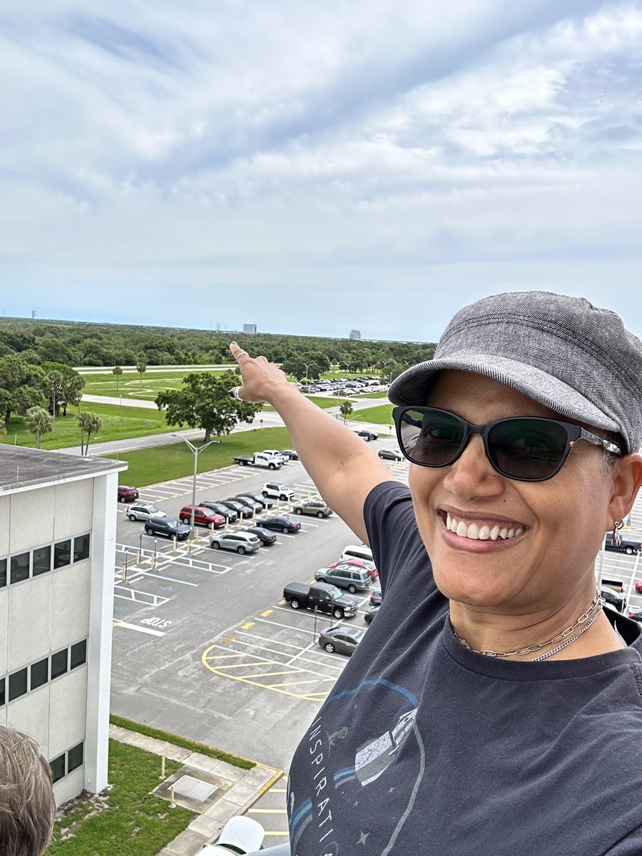 Dr. Sian “Leo” Proctor (@drsianproctor) on Twitter photo I’m <a href="/NASAKennedy/">NASA's Kennedy Space Center</a> with an epic viewing spot for the @spacex launch! Light it up! 🚀🛰️ I’m <a href="/NASAKennedy/">NASA's Kennedy Space Center</a> with an epic viewing spot for the @spacex launch! Light it up! 🚀🛰️