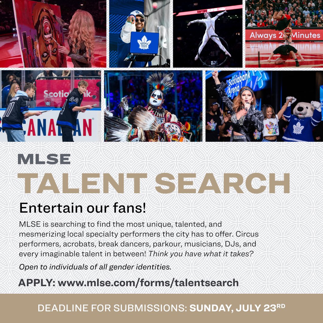 Our talent search is expanding even further 📣 We are looking for local specialty performers to entertain our fans from circus performers to break dancers to DJs and every talent in between. We want to hear from you if you think you have what it takes!