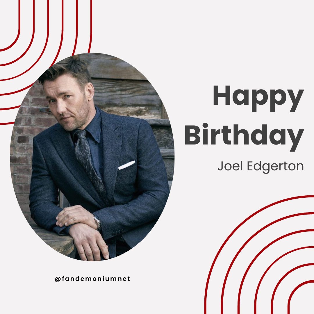 Join us in wishing a Happy Birthday to Joel Edgerton! May all your wishes come true. #joeledgerton #starwars #thegreatgatsby #thething #mastergardener