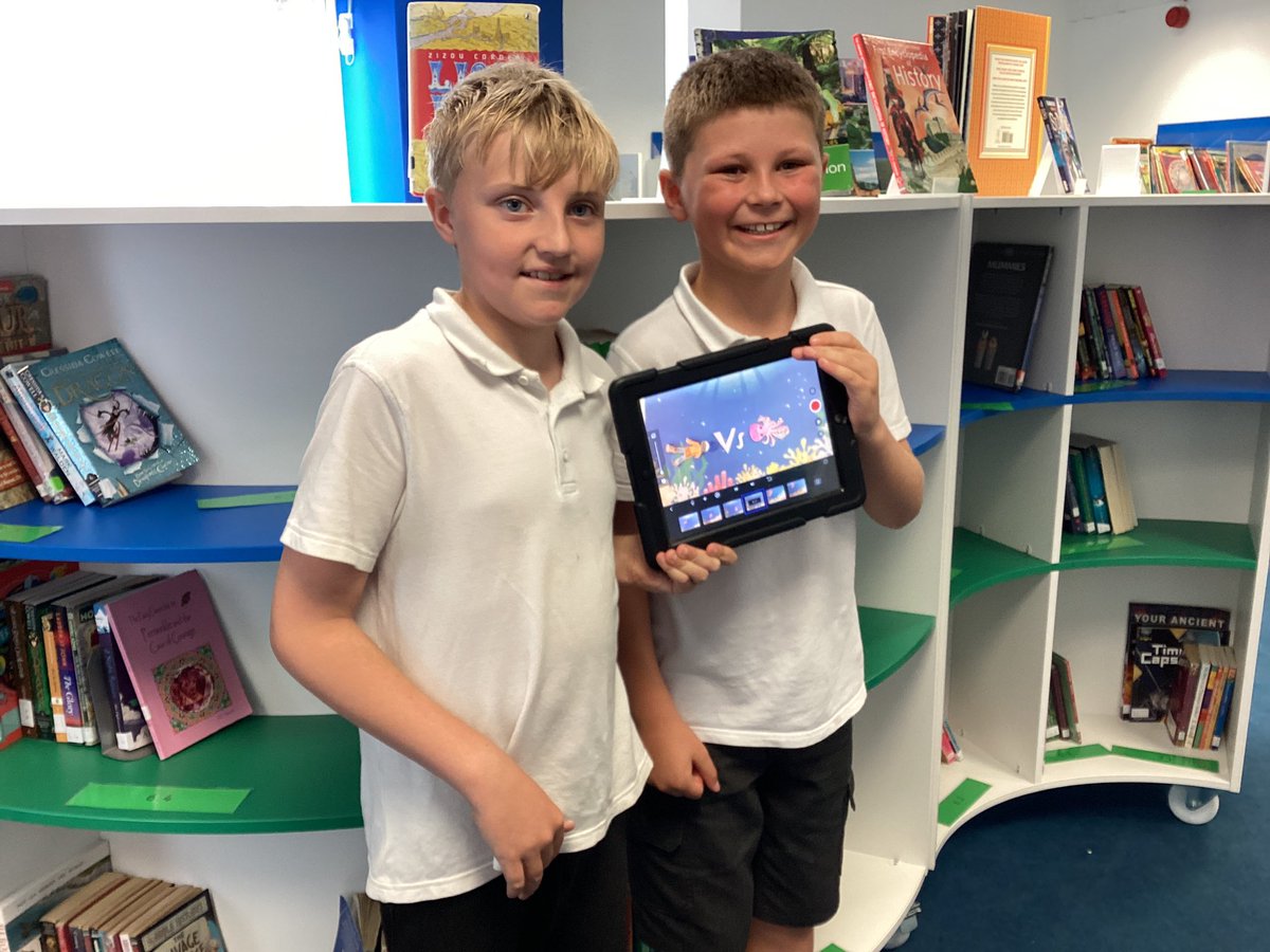 Some amazing Stop Go animations created in year 4 today. These two did Man v Octopus! Very impressive 🐙