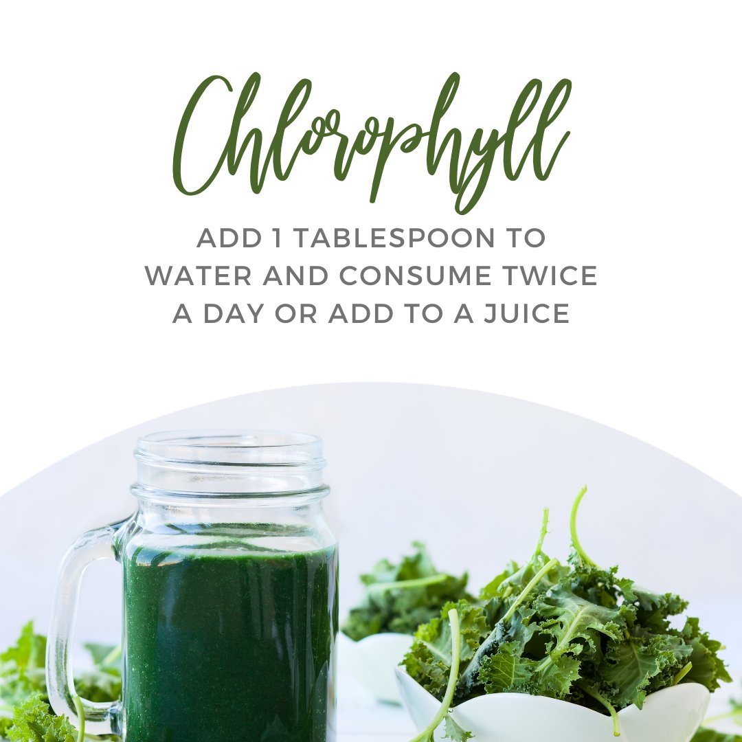 Chlorophyll stimulates blood flow and oxygen in the bloodstream, which then helps your body flush out harmful contaminants within the body.

#chlorophyll #goodhealth #toxins #health #healthybody #healthtip
