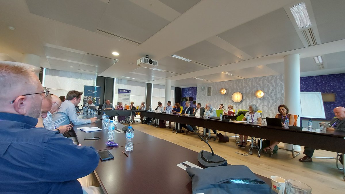 RemyComiotto's tweet image. #INTERIALE accueille #AG de #ADOM 
@bruno_huss président a présenté son rapport morale voté à l'unanimité. Il en fut de même pour le rapport financier. Un cocktail dejeunatoire au rooftop à clôturé l'événement...