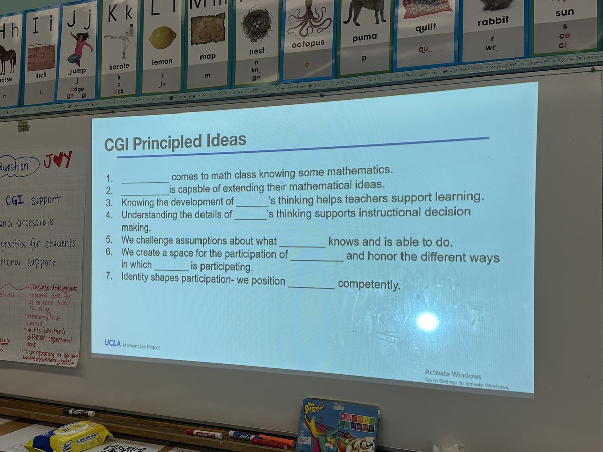 Round 2 Day 2 of #SwD in the #CGI classroom- let’s think about our principled ideas and name a specific #studentwithdisability @Brandon__McMill thanks for the idea! @suzannehuerta we miss you!