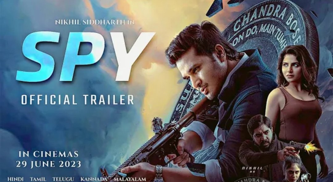 #SPY Hindi Trailer Out Now💥

Watch the Trailer Now: 
🔗 youtu.be/OdBbLGhbhOE

#SPYOnJune29th ❤‍🔥 #SPYTrailer
@actor_Nikhil @Ishmenon @Garrybh88 @tej_uppalapati @anerudhp @ED_ENT_ #Edentertainments #KRajashekarreddy @wassapmedia @PRZoneOfficial