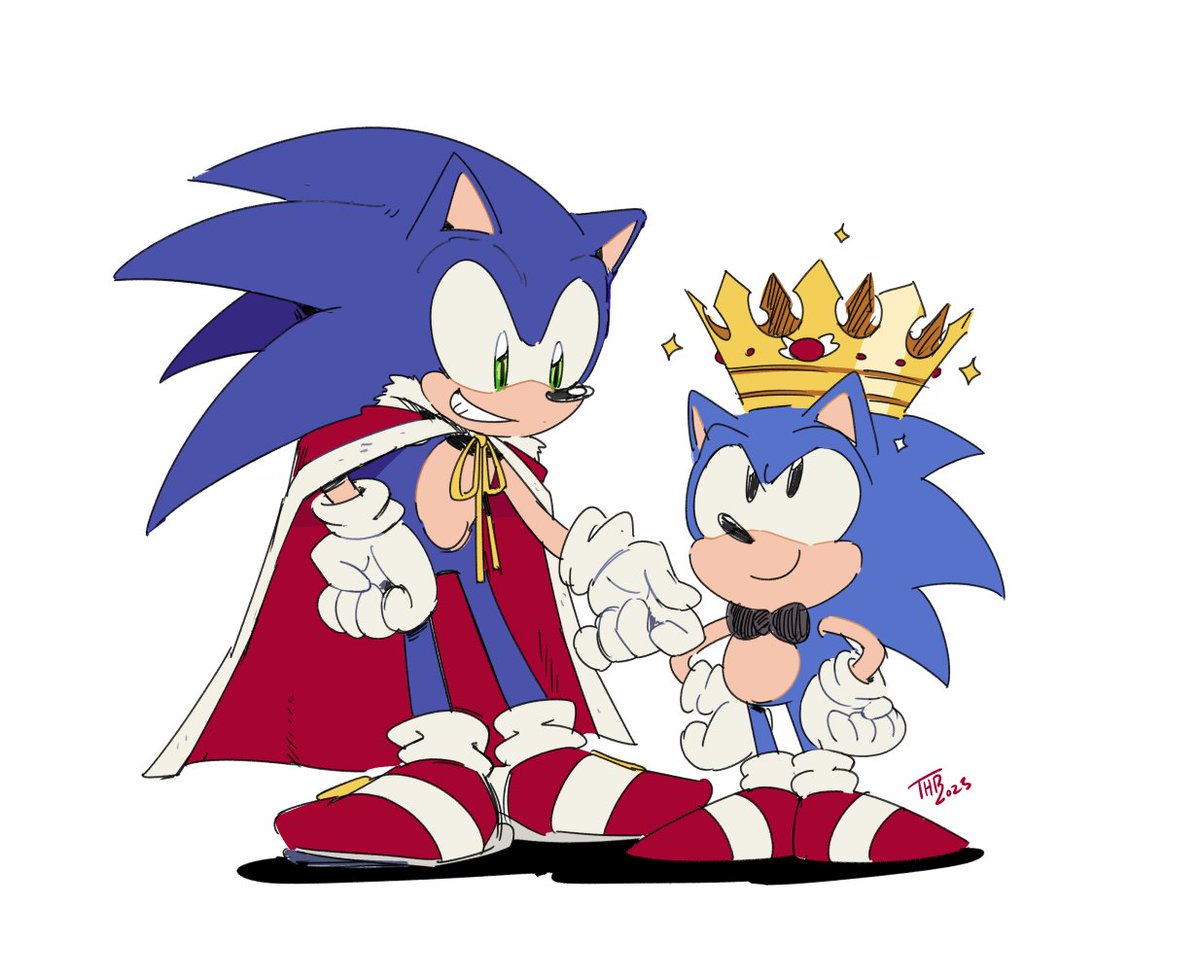 ソニック 「Happy birthday, Sonic. 」|Thomas 🍔のイラスト