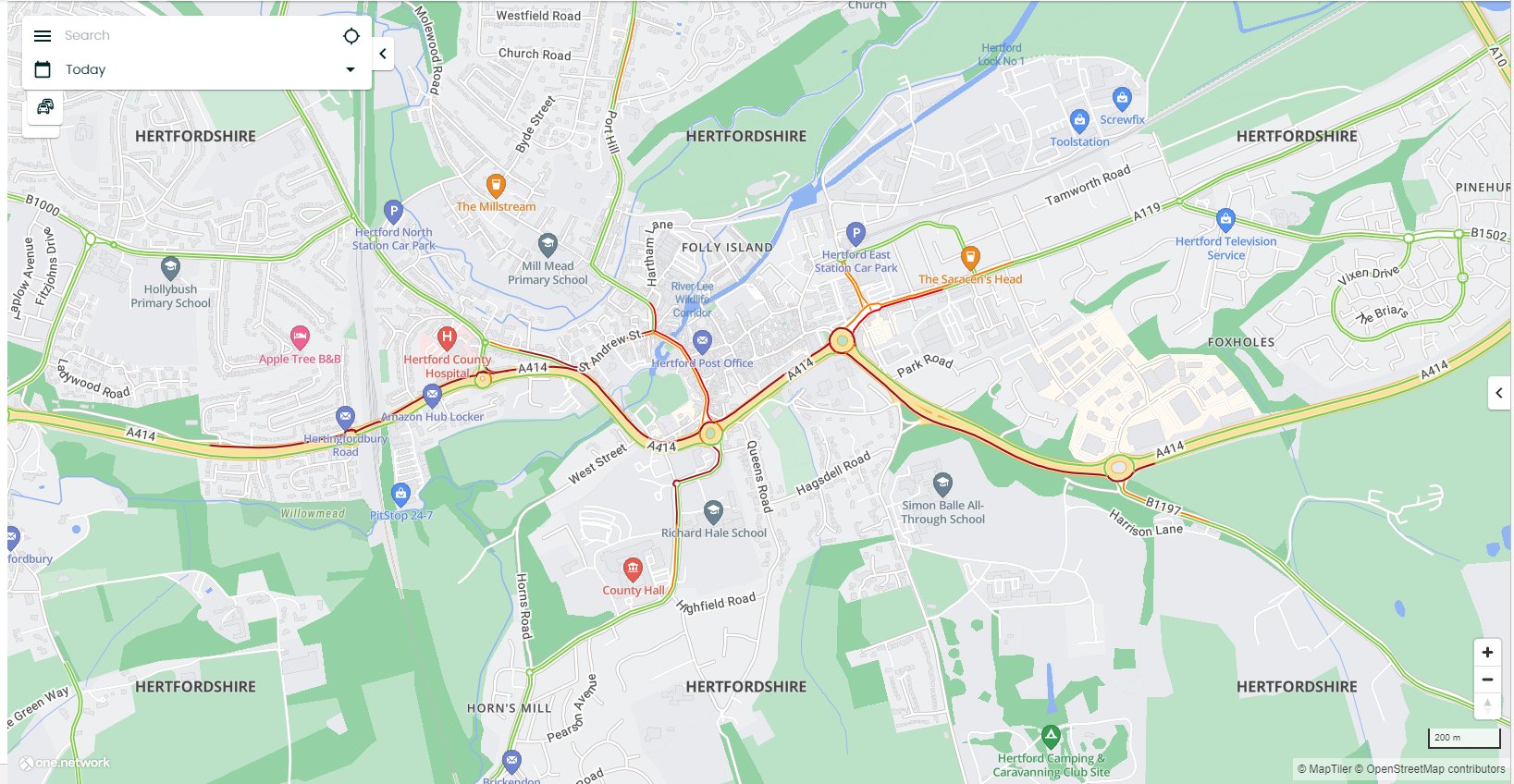 HCC Highways on Twitter "DELAYS Knebworth B197 London Road DELAYS