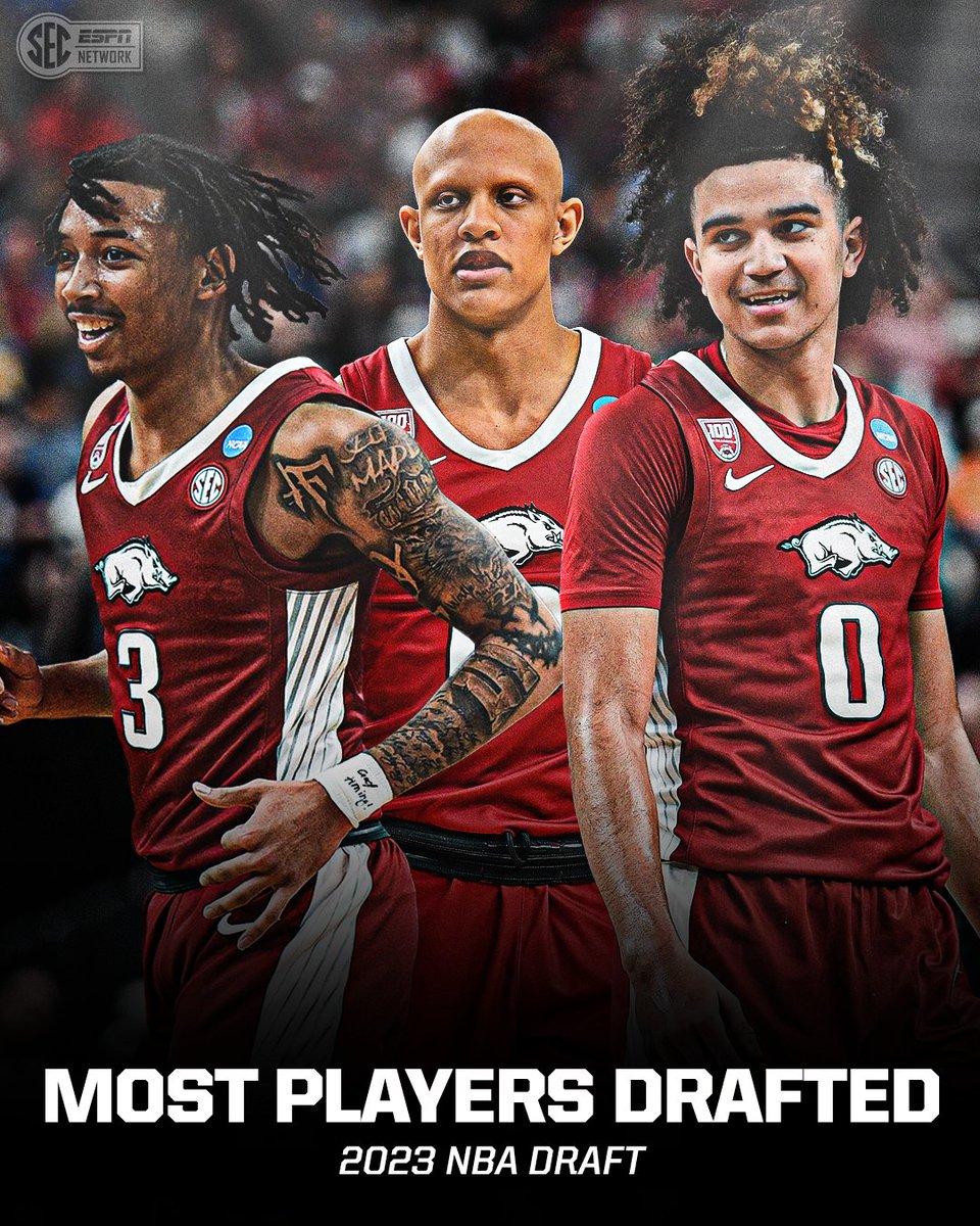 The @RazorbackMBB Big 3 🐗