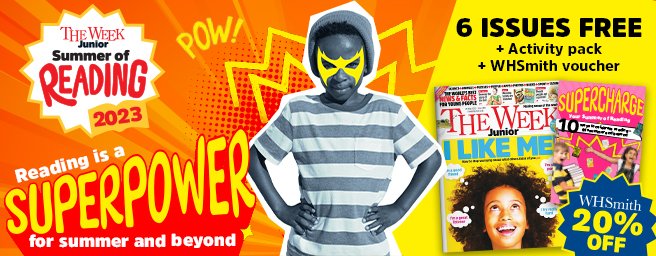 This summer get inspired with The Week junior - and get your first 6 issues FREE! Plus get a free reading activity pack filled with fun things to do over the summer and a WHSmith 20% off voucher! 
doncaster.mumbler.co.uk/this-summer-ge… 
<a href="/theweekjunior/">The Week Junior</a>