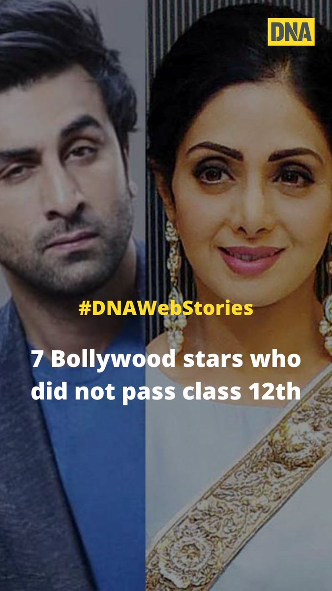 #DNAWebStories | 7 #Bollywood stars who did not pass class 12th

Take a look: dnaindia.com/web-stories/en…