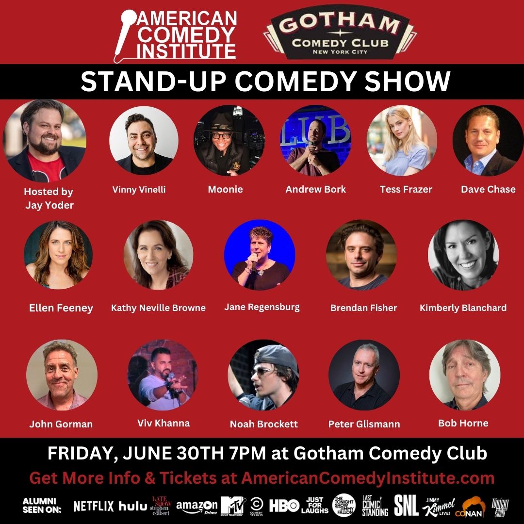 Come out for a night of laughs with the brightest news stars in comedy! ✨✨

Get your tickets at, americancomedyinstitute.com 

#americancomedyinstitute #gothamcomedyclub #stephenrosenfield #gothamcomedyclub #nycstandupcomedyworkshopshow #nycthingstodo