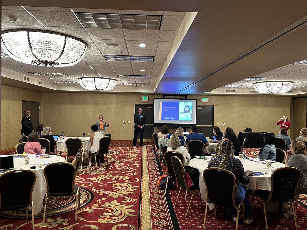 coleycampbell76's tweet photo. Kicking off a powerful day of Aligning a System of Support for Reaching All Readers with educators from Wisconsin and Michigan!  #MTSS  #literacy #TeachersOfTwitter #edchat
#multiliteracy #dyslexia #SoR 
#collabclass https://t.co/8essznsHeA