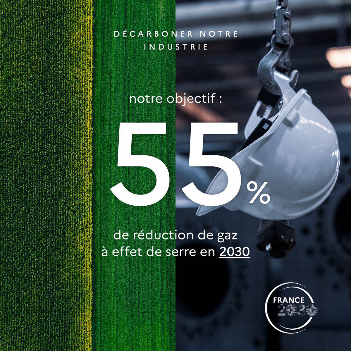 La France a toutes les cartes en main pour devenir le leader de l’industrie verte en Europe.
#France2030 en est la solution.

J’ai réuni le Conseil national de l’industrie autour de 3 priorités : 
➖décarbonation
➖réindustrialisation
➖attractivité et compétences