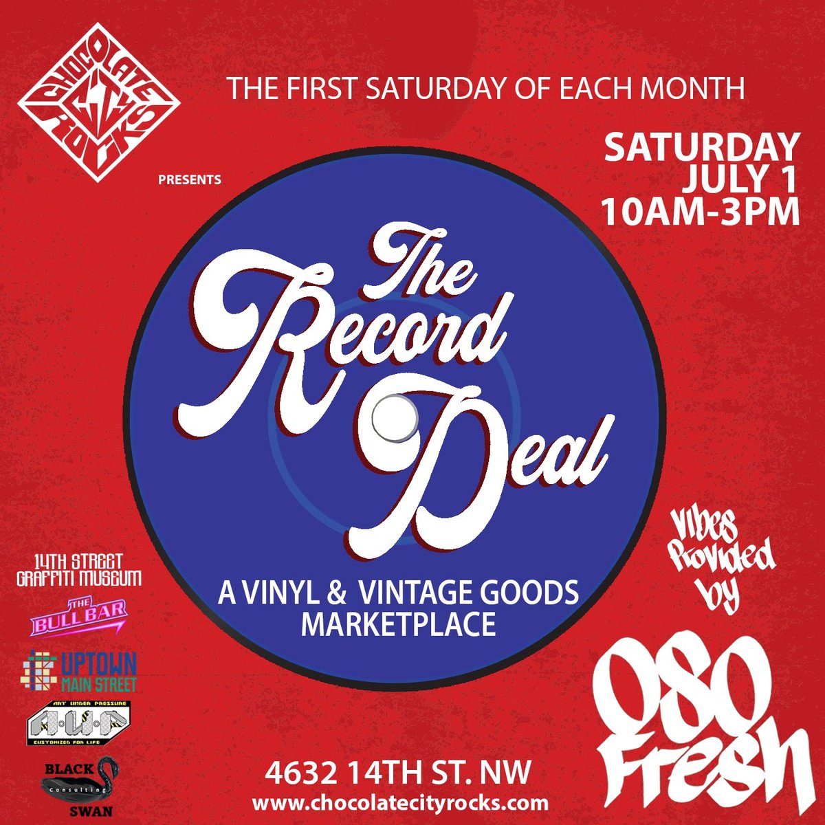 ANNOUNCEMENT:
 
 We have Room for 2 Vinyl Vendors at our next
 “The Record Deal!” Outdoor Vinyl &amp; Vintage Marketplace on July 1st!

Read, and if interested, fill out the form: frms.gle/aeZBDi9WYnC97C…

Info/RSVP for The Record Deal: eventbrite.com/e/the-record-d…

#chocolatecityrocks