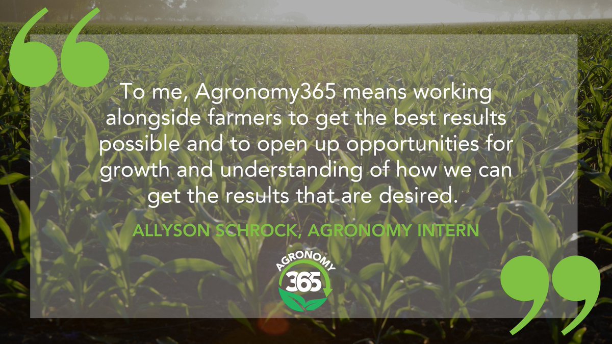 It's time for another intern spotlight! Meet Allyson Schrock!

In her spare time, you can find Allyson cooking up some yummy baked goods or taking a dip in the pool to beat the summer heat! 🌡️

#Agronomy365 #AgTwitter #InternSpotlight