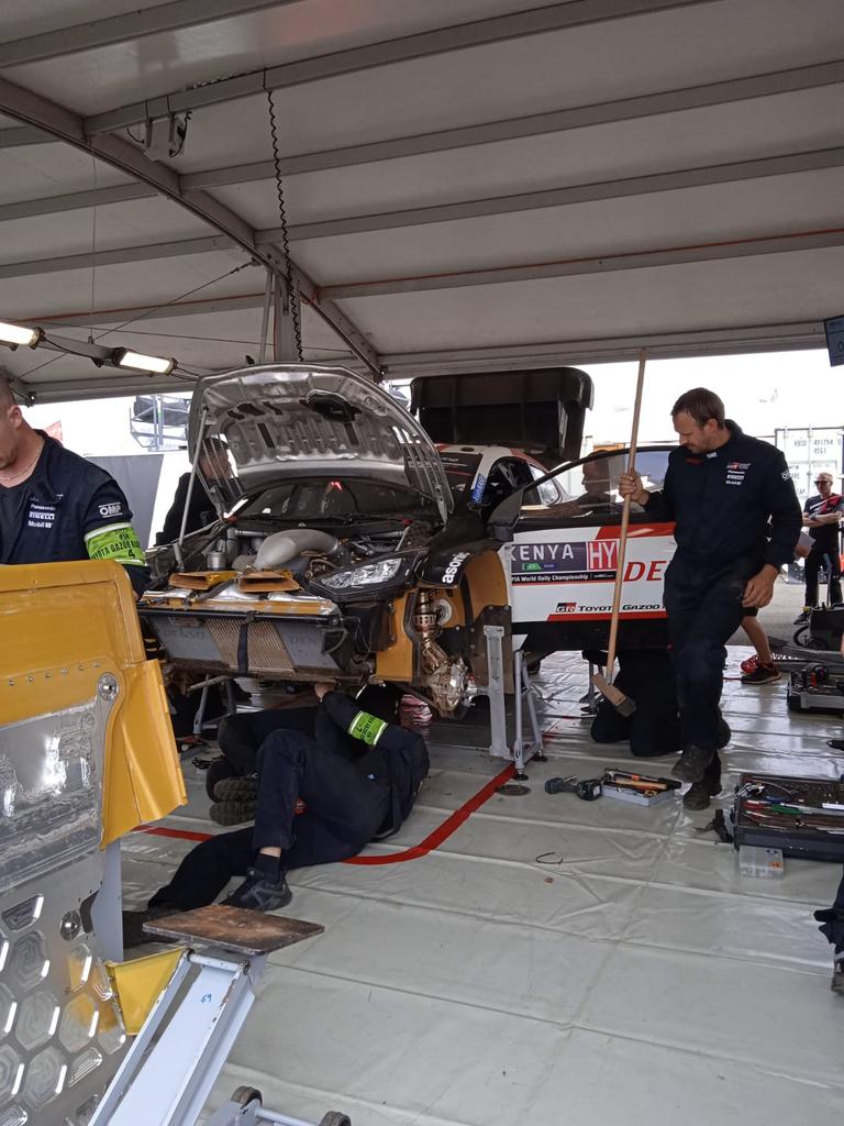 The men behind the scenes are often forgotten, but we @wrcsafarirally believe that there is no rallying without the mechanics! So cheers to them as they ensure we are all entertained!
#WRCSafariRally2023 
#SafariRallyKenya 
#70thanniversary