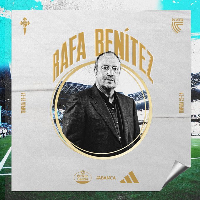 💣 | Principio de acuerdo del @RCCelta con Rafa Benitez para que sea su Entrenador

✍️ | Firmará por 3 años

#rafabenitez #rccelta