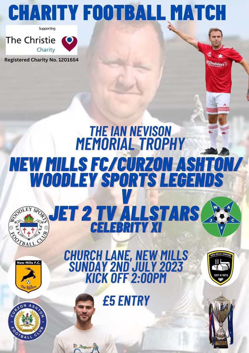 Save the date for this match, 2nd July. Some of our u14s and u15s juniors are playing against Woodley Albion in this annual event and would love your support.
Kick off is 11:30 for the junior match and 2pm for the senior match.
£5 entry.
⚽️🖤💛⚽️ 
#upthemillers