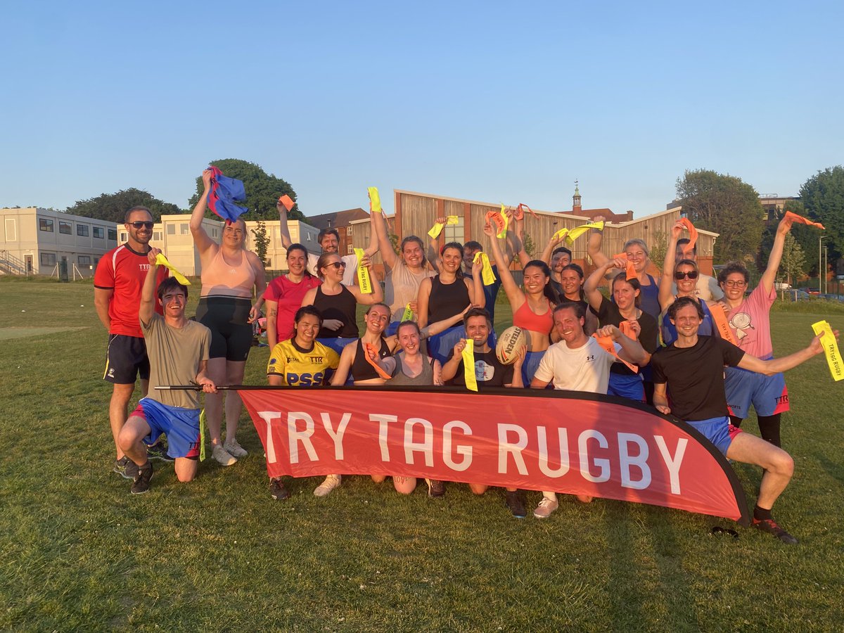 TryTagBrighton's tweet photo. We got EXTRA tasty with over 25 people showing up for our recent taster session on Hove Green. Cant' wait to see these new players out on the pitch next week at our summer league...not too late to join them! https://t.co/nuQtwulVRt https://t.co/wHhkvZZTJF