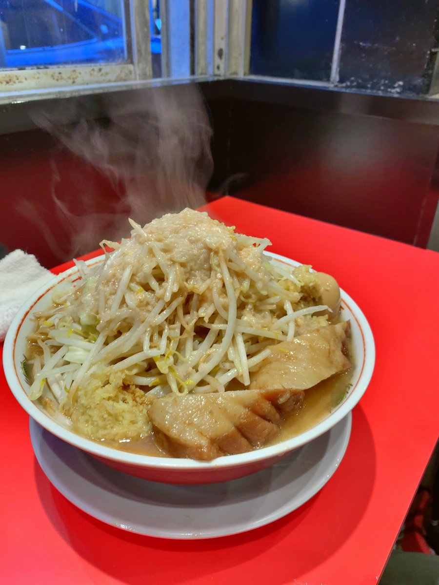 Yum! Lunchtime.  Popular ramen in Japan, selling high calorie content.

That's $8.00.

There will be a line of people waiting in line

#Lunchtime #HealthyEating #HealthyFood #cooking #Food  
#foodie #yummy #healthy #yum  #ramen