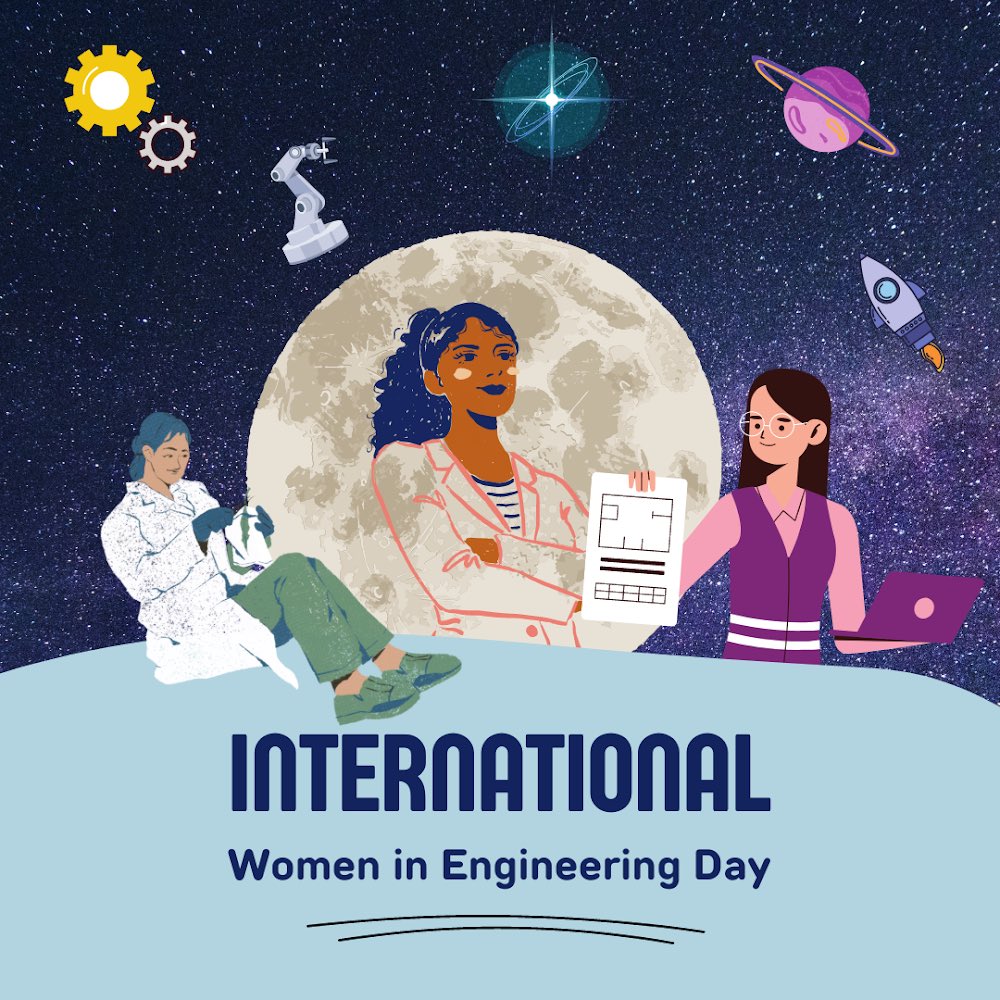 Happy #InternationalWomenInEngineeringDay 👩🏻‍🏭👩🏽‍💻👩🏻‍🔬

Today we recognize the impact of female engineers around the world! Mahalo nui loa for tirelessly changing the field of science and engineering for emerging young women in STEM and making new discoveries possible everyday.🌟
