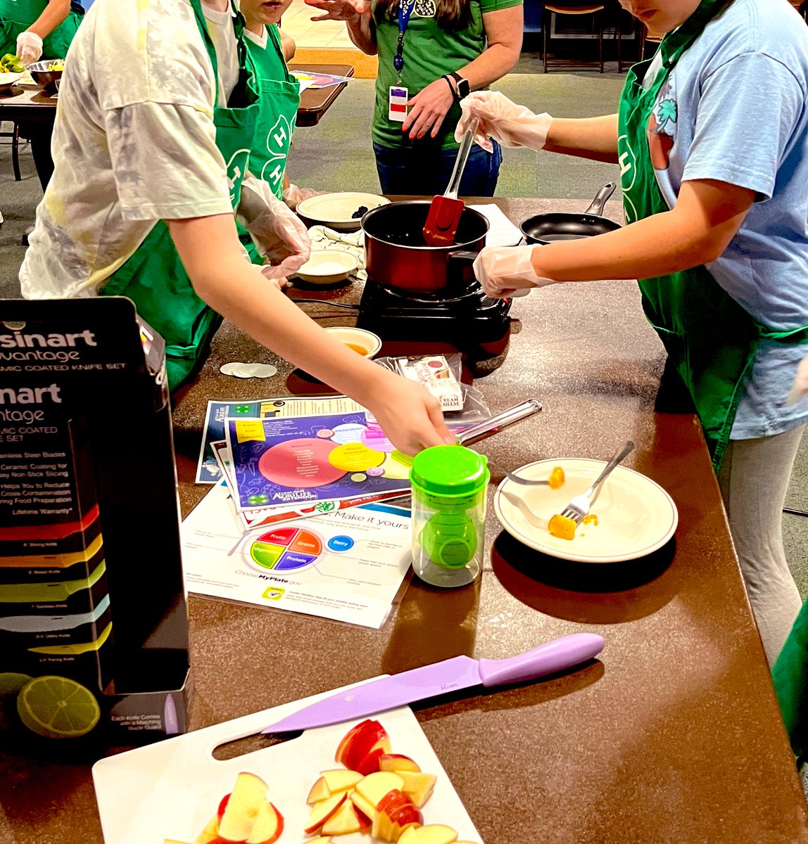 It has been a crazy week at our office with our 4-H Farm to Fork camp! We are ending the week with a mock food challenge. #SeminoleCountyAg #ExtensionforAll #floridaag #cooking