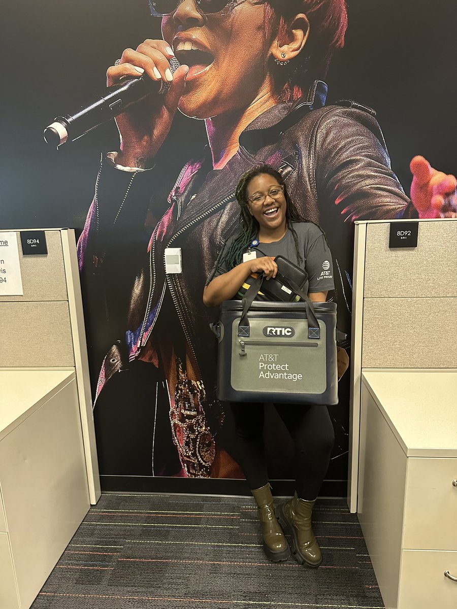 Great job Kernetia Barnes from Atlanta 2 on being the FIRST agent to sell the AT&amp;T HomeTech Protection!!! Asurion was so happy to meet her and give her this awesome cooler!! <a href="/VSMATL2/">Brittanni Edwards</a> <a href="/sg939y/">Sharee’ de la Greaux</a> <a href="/thedoscarver/">Scott Carver</a> <a href="/OSA_Teams/">OSA</a> <a href="/WeRtheNAC/">National Acquisition Centers</a> <a href="/VirtualSalesExp/">Virtual Sales Experience</a> <a href="/Virtually_Shana/">Virtually_Shana</a>