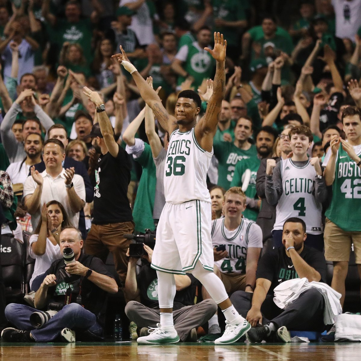 celtics's tweet photo. the ultimate energizer https://t.co/8WZ112slZP
