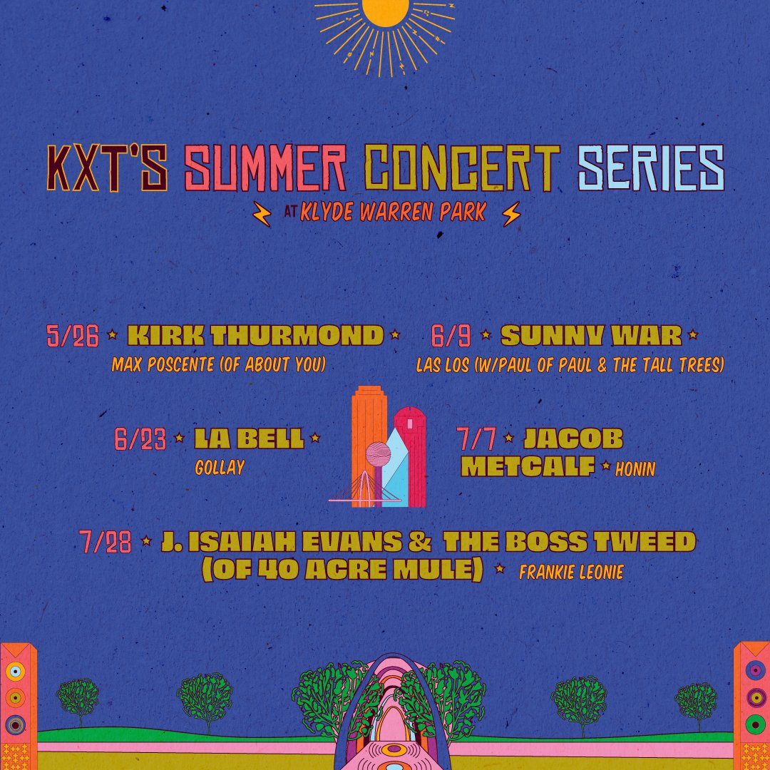 KXT's Summer Concert Series La Bell and Gollay TONIGHT, June 23, 7 - 8:30 PM FREE Jamming through July 28, the KXT’s Summer Concert Series features a variety of musical performances by local and national acts. From R&B to Americana to indie-pop, KXT highlights the eclectic…