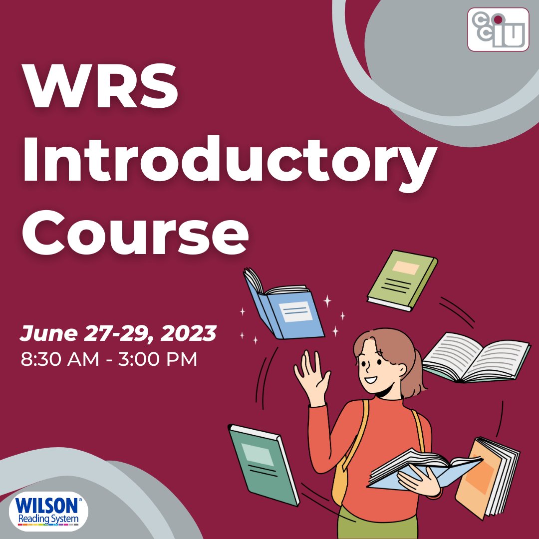 This three-day course provides an overview of the Wilson Reading System (WRS) and serves as a prerequisite for WRS Level I Certification Training.⭐️ Enroll today at cciu.org/WilsonTraining 📚