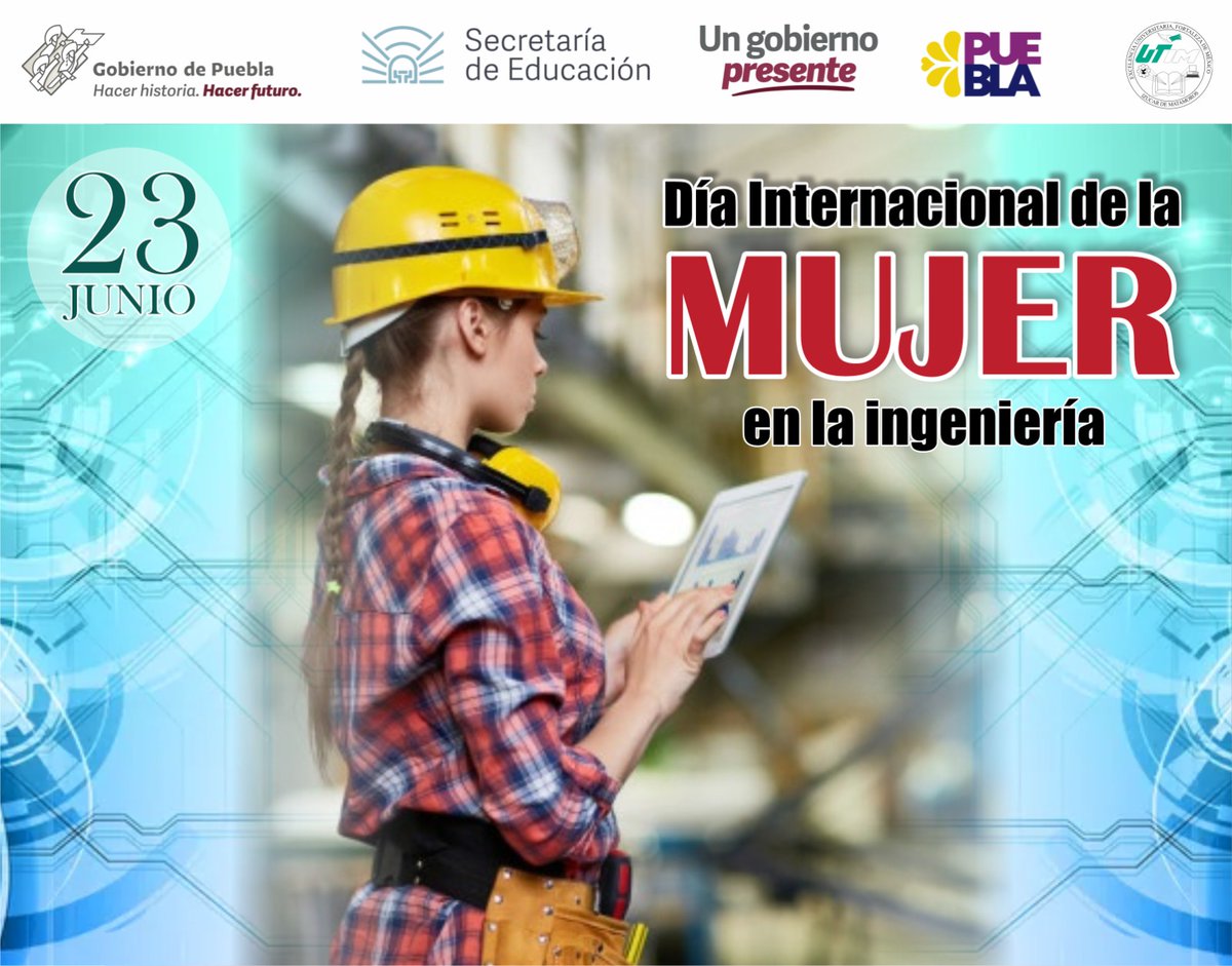 SoyUTIM's tweet photo. El 23 de junio fue establecido como el Día Internacional de la Mujer en la Ingeniería por la Women's Engeeniering Society, con el fin de resaltar el rol de la mujer en el sector e incentivar a que más mujeres opten por estas carreras
#LaUniversidadQueQueremos
#UTIMde💚 https://t.co/uWKUGCbCb4