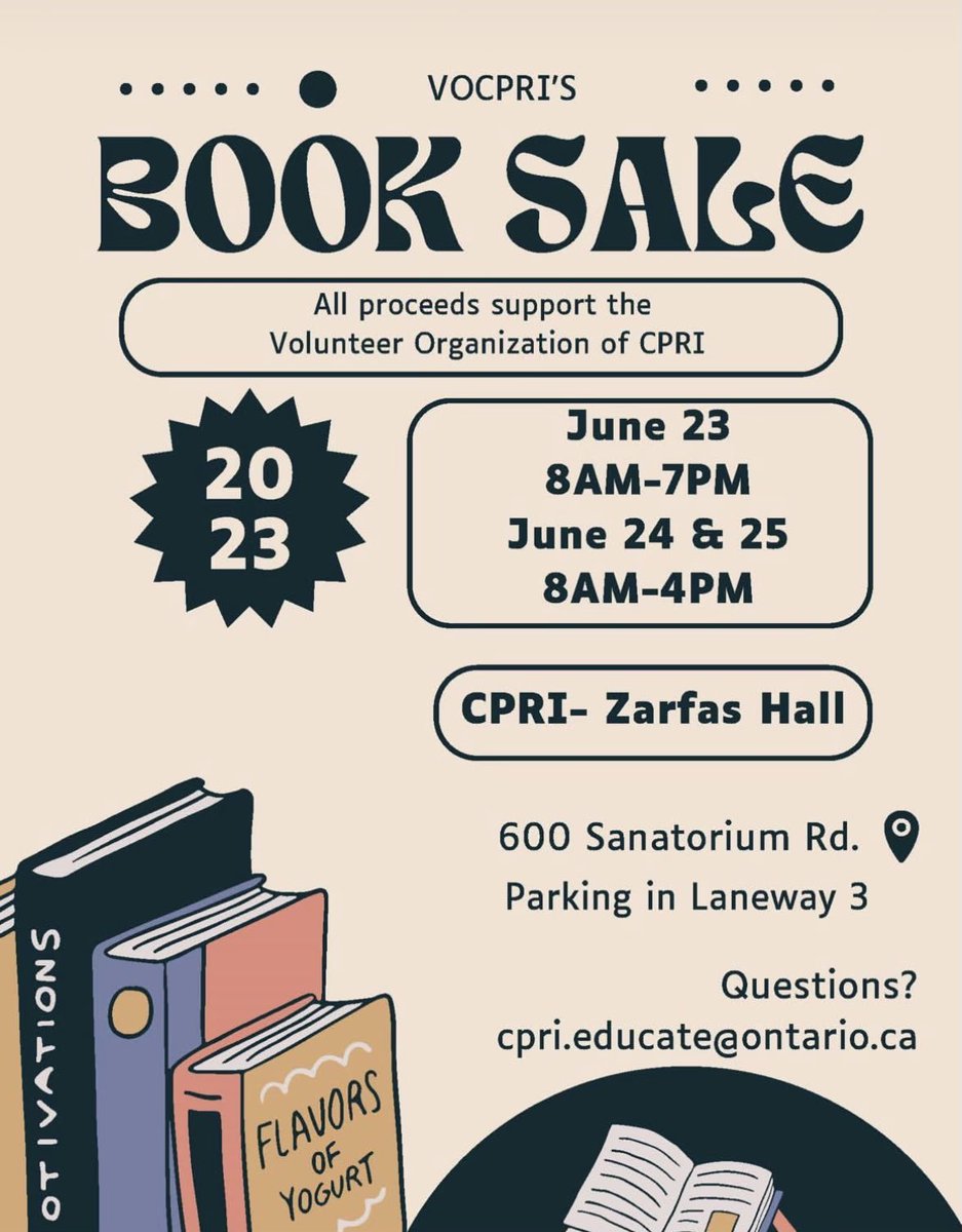 Book Sale is happening this weekend! <a href="/CTVLondon/">CTV London</a> <a href="/NPaparellaCTV/">Nick Paparella</a>