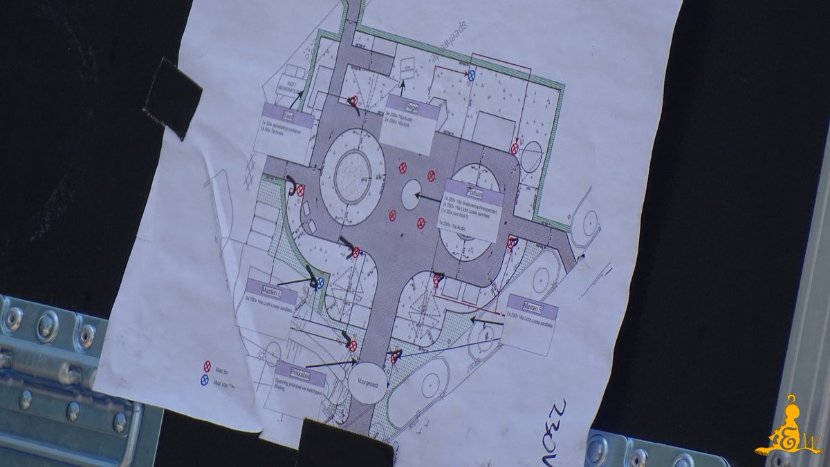 Eftelwesley's tweet image. Technische tekening van het zomerstrand op de Speelweide. #Efteling